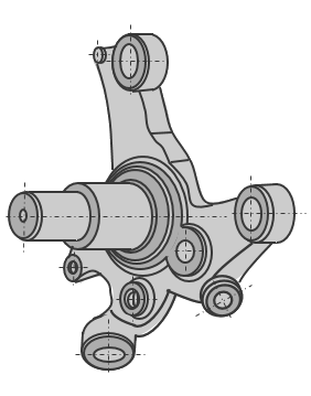 KNUCKL SPINDLE-RH,LH